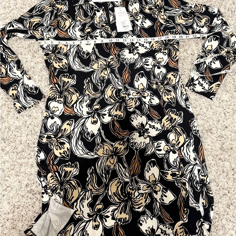 NWT Lilly Pulitzer Alalynn Long Sleeve Romper in Onyx Irisistable size XL - Picture 6 of 8